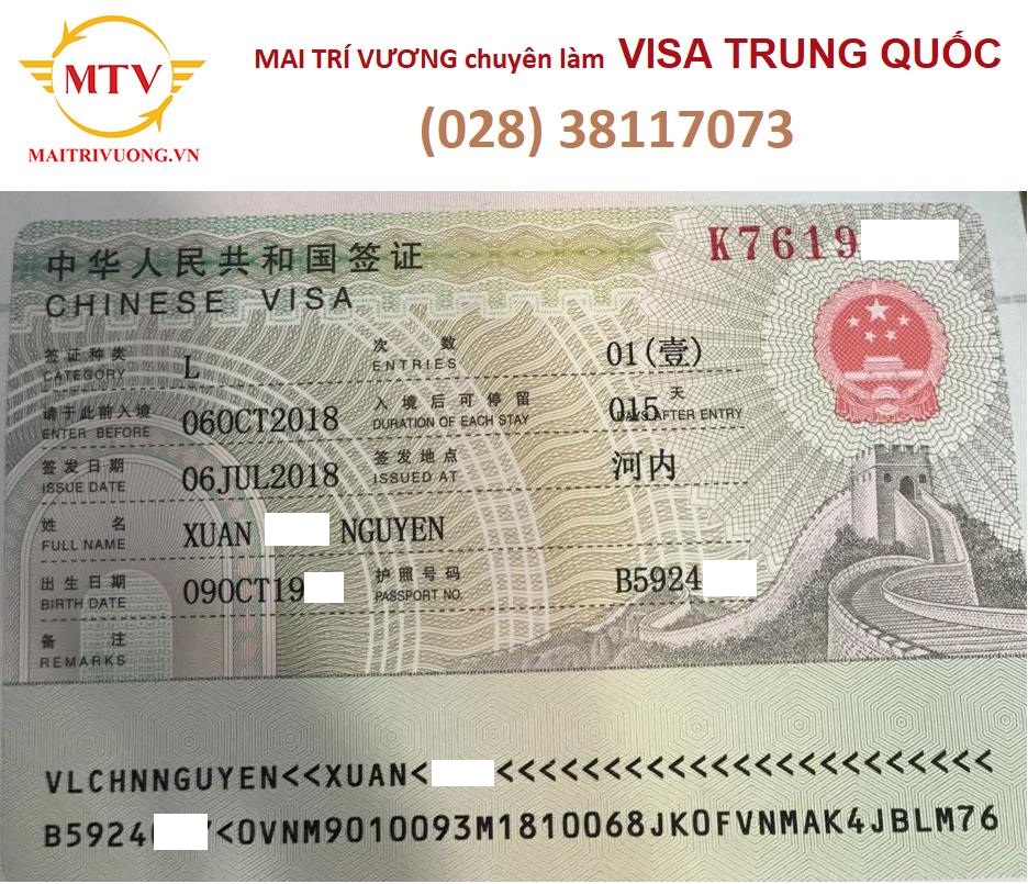 Visa Trung Quốc